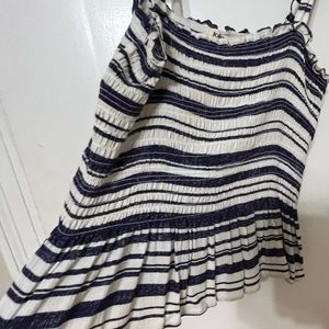 Cute little blue and white top! Small!